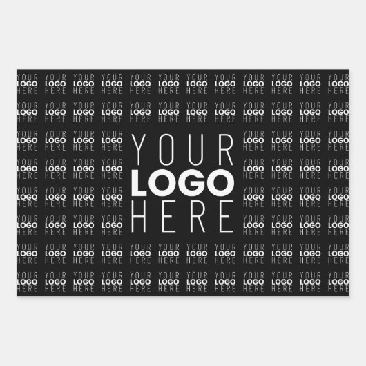 Uw Logo of Afbeelding betegeld patroon groot centr Inpakpapier Vel (Voorkant 2)