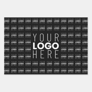 Uw Logo of Afbeelding betegeld patroon groot centr Inpakpapier Vel