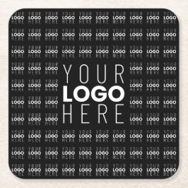 Uw Logo of Afbeelding betegeld patroon groot centr Kartonnen Onderzetters