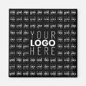 Uw Logo of Afbeelding betegeld patroon groot centr Magneet (Voorkant)