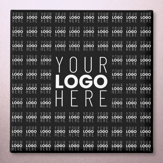 Uw Logo of Afbeelding betegeld patroon groot centr Magneet