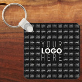 Uw Logo of Afbeelding betegeld patroon groot centr Sleutelhanger (Voorkant)