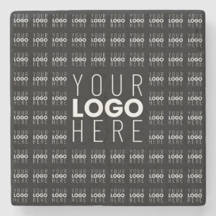 Uw Logo of Afbeelding betegeld patroon groot centr Stenen Onderzetter