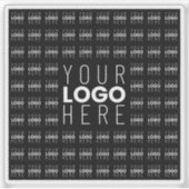 Uw Logo of Afbeelding betegeld patroon groot centr Sticker (Voorkant)