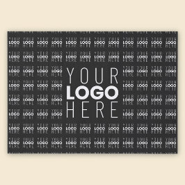 Uw Logo of Afbeelding betegeld patroon groot centr Tissuepapier