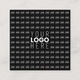 Uw Logo of Afbeelding betegeld patroon groot centr Vierkante Visitekaartje