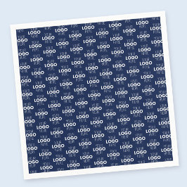 Uw Logo of Afbeelding herhalingspatroon | Marine B Servet