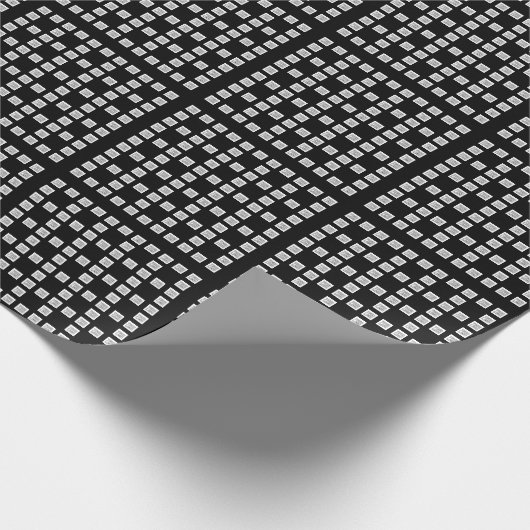 Uw logo of afbeelding uniek herhalend patroon cadeaupapier (Hoek)