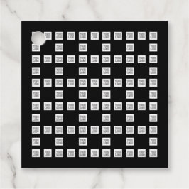 Uw Logo of Afbeelding uniek herhalingspatroon Bedankjes Labels