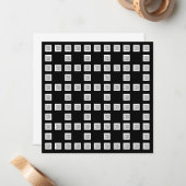 Uw Logo of Afbeelding uniek herhalingspatroon Notitiekaartje (Voorkant / Achterkant in situ)