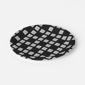 Uw Logo of Afbeelding uniek herhalingspatroon Papieren Bordje (Gekanteld)