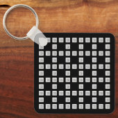 Uw Logo of Afbeelding uniek herhalingspatroon Sleutelhanger (Voorkant)