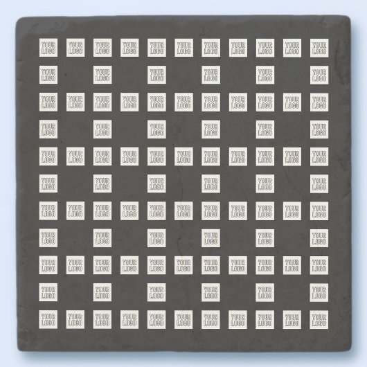 Uw Logo of Afbeelding uniek herhalingspatroon Stenen Onderzetter