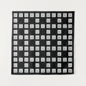 Uw Logo of Afbeelding uniek herhalingspatroon Wandkleed (Voorkant (horizontaal))