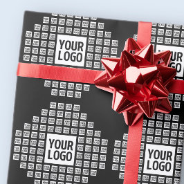 Uw Logo of Afbeelding | Uniek modern patroon Cadeaupapier