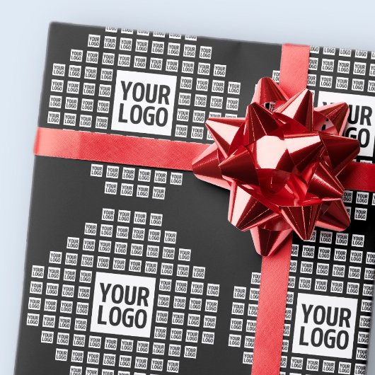 Uw Logo of Afbeelding | Uniek modern patroon Cadeaupapier
