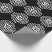 Uw Logo of Afbeelding | Uniek modern patroon Cadeaupapier (Hoek)