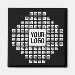 Uw Logo of Afbeelding | Uniek modern patroon Magneet