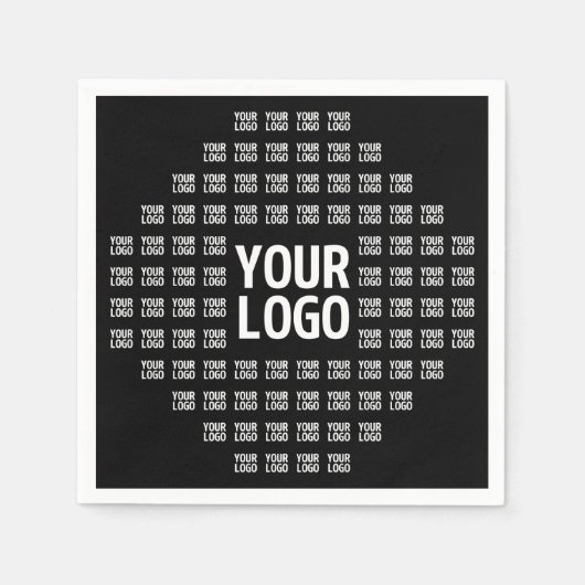 Uw Logo of Afbeelding | Uniek modern patroon Servet (Voorkant)