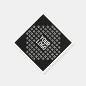 Uw Logo of Afbeelding | Uniek modern patroon Servet (Hoek)