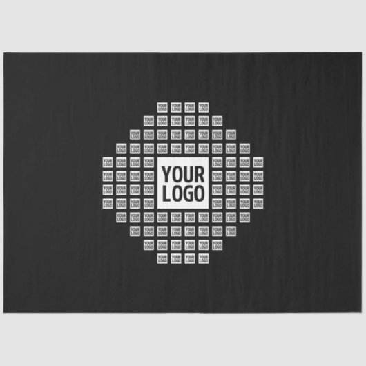 Uw Logo of Afbeelding | Uniek modern patroon Tissuepapier (Voorkant)