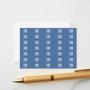 Uw Logo of Afbeelding   Verticaal streepjespatroon Informatiekaartje