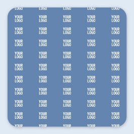 Uw Logo of Afbeelding | Verticaal streepjespatroon Vierkante Sticker