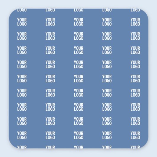 Uw Logo of Afbeelding | Verticaal streepjespatroon Vierkante Sticker