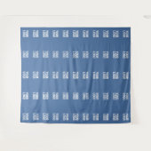 Uw Logo of Afbeelding | Verticaal streepjespatroon Wandkleed (Voorkant (horizontaal))