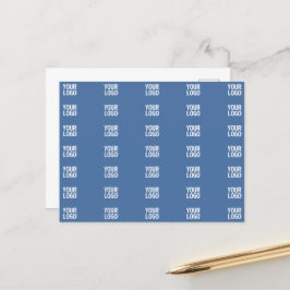Uw logo of afbeelding  | Verticale strepenpatroon  Briefkaart