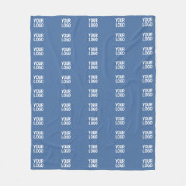 Uw logo of afbeelding  | Verticale strepenpatroon  Fleece Deken