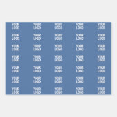 Uw logo of afbeelding  | Verticale strepenpatroon  Inpakpapier Vel (Voorkant)