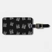 Uw Logo of Afbeelding | willekeurig uitziende Sjab Bagagelabel (Voorkant horizontaal)