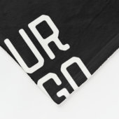 Uw Logo of Afbeelding | willekeurig uitziende Sjab Fleece Deken (Hoek)