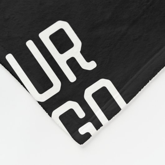 Uw Logo of Afbeelding | willekeurig uitziende Sjab Fleece Deken (Hoek)