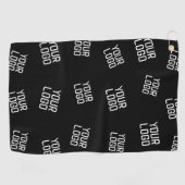 Uw Logo of Afbeelding | willekeurig uitziende Sjab Golfhanddoek (Horizontaal)