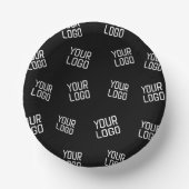 Uw Logo of Afbeelding | willekeurig uitziende Sjab Papieren Kommen (Voorkant)