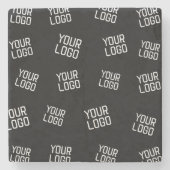 Uw Logo of Afbeelding | willekeurig uitziende Sjab Stenen Onderzetter (Voorkant)