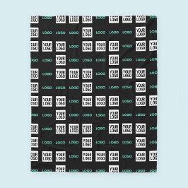 Uw logo of afbeelding | Zig Zag-patroon met 2 afbe Fleece Deken