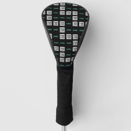 Uw logo of afbeelding | Zig Zag-patroon met 2 afbe Golfheadcover