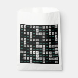 Uw Logo of Afbeelding | Zig Zag patroon met twee a Bedankzakje