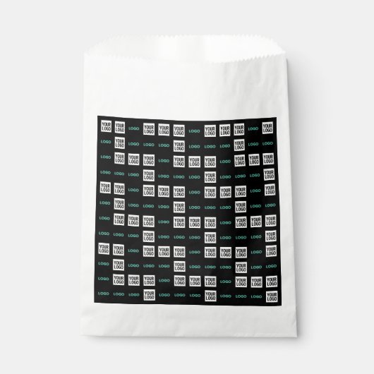 Uw Logo of Afbeelding | Zig Zag patroon met twee a Bedankzakje (Voorkant)