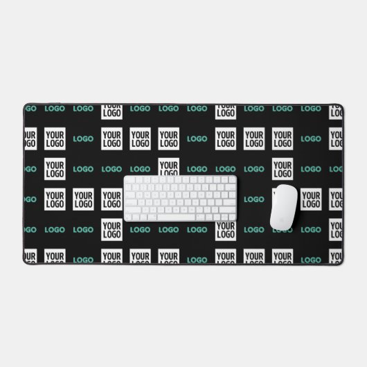 Uw Logo of Afbeelding | Zig Zag patroon met twee a Bureaumat (Keyboard & Muis)