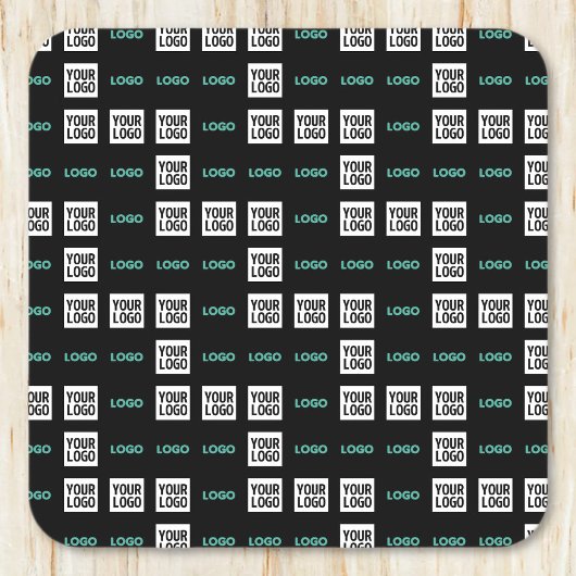 Uw Logo of Afbeelding | Zig Zag patroon met twee a Kartonnen Onderzetters