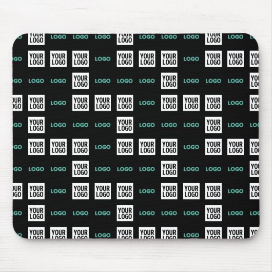 Uw Logo of Afbeelding | Zig Zag patroon met twee a Muismat (Voorkant)