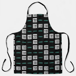 Uw Logo of Afbeelding | Zig Zag patroon met twee a Schort