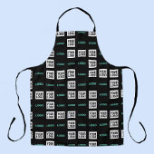 Uw Logo of Afbeelding | Zig Zag patroon met twee a Schort