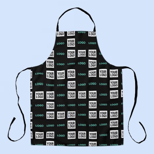 Uw Logo of Afbeelding | Zig Zag patroon met twee a Schort