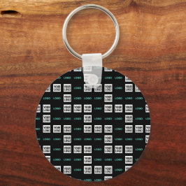 Uw Logo of Afbeelding | Zig Zag patroon met twee a Sleutelhanger