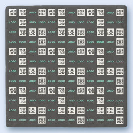 Uw Logo of Afbeelding | Zig Zag patroon met twee a Stenen Onderzetter